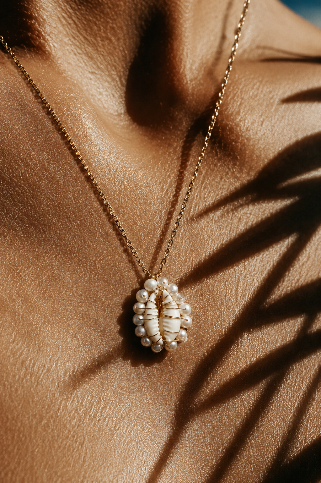 Collier Sand nacré