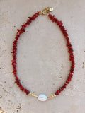 Collier Solacy rouge