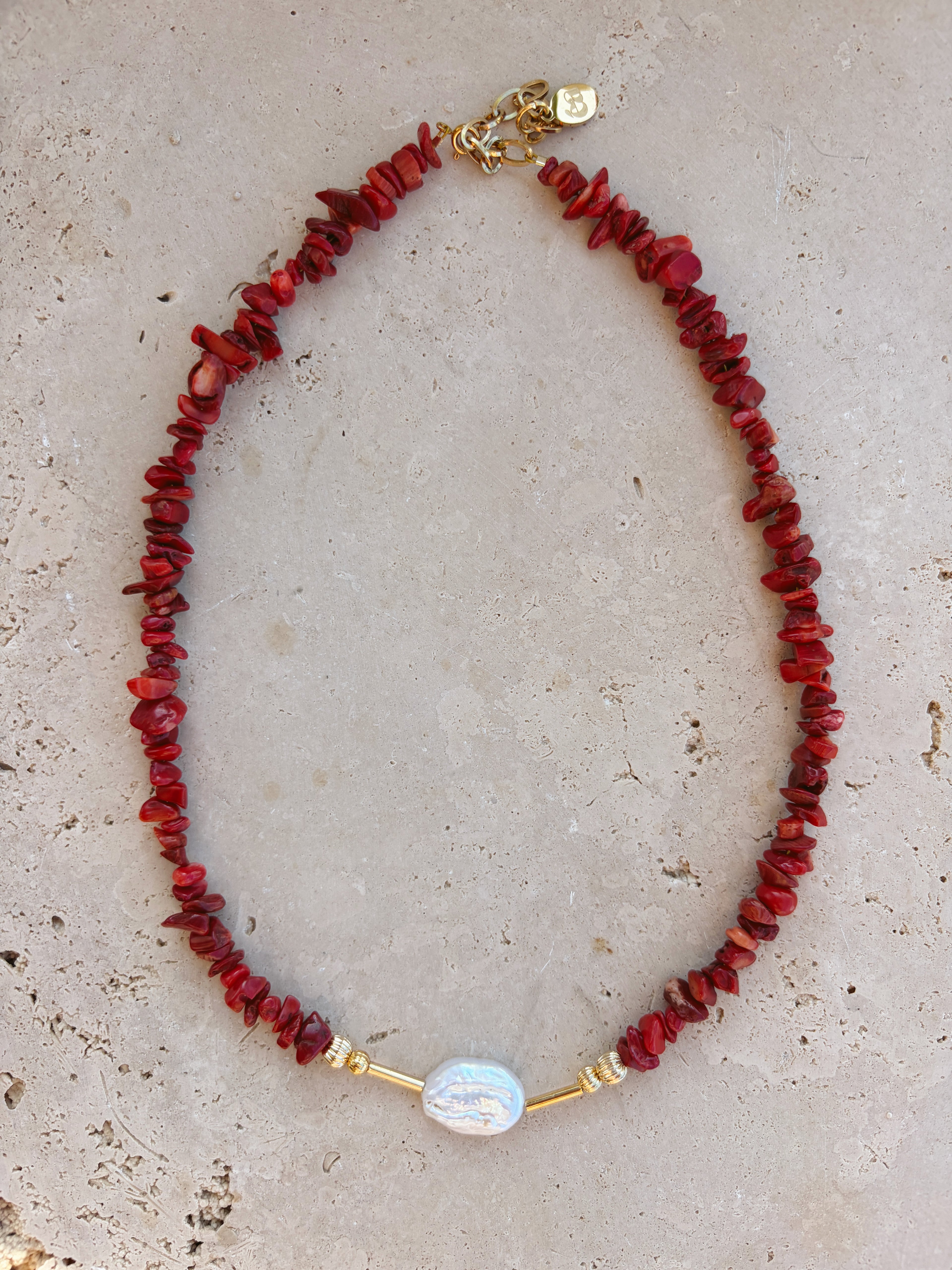 Collier Solacy rouge