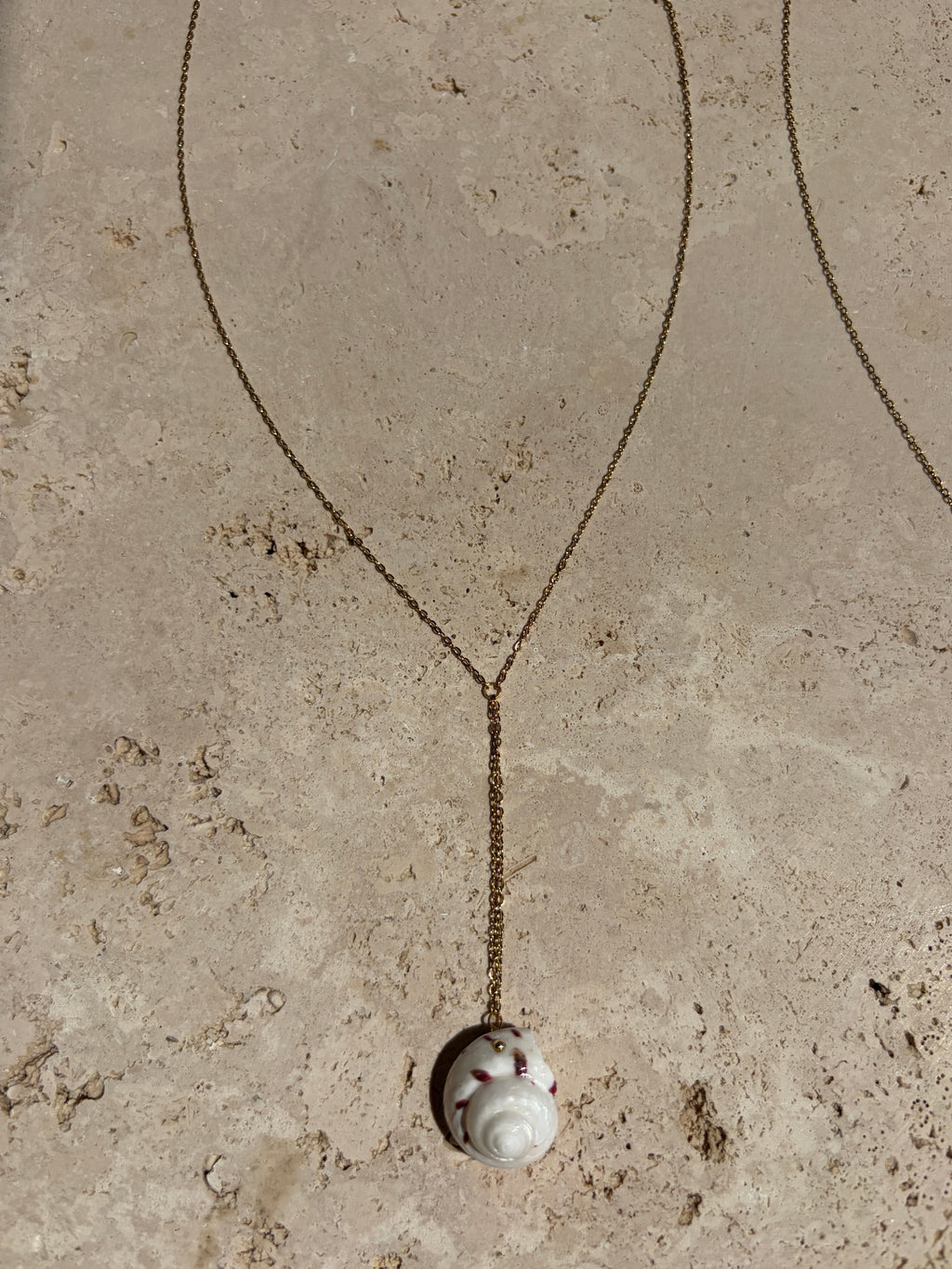 Sautoir coquillages "Les îles Bréhat"