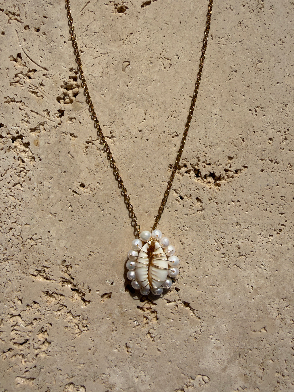 Collier Sand nacré