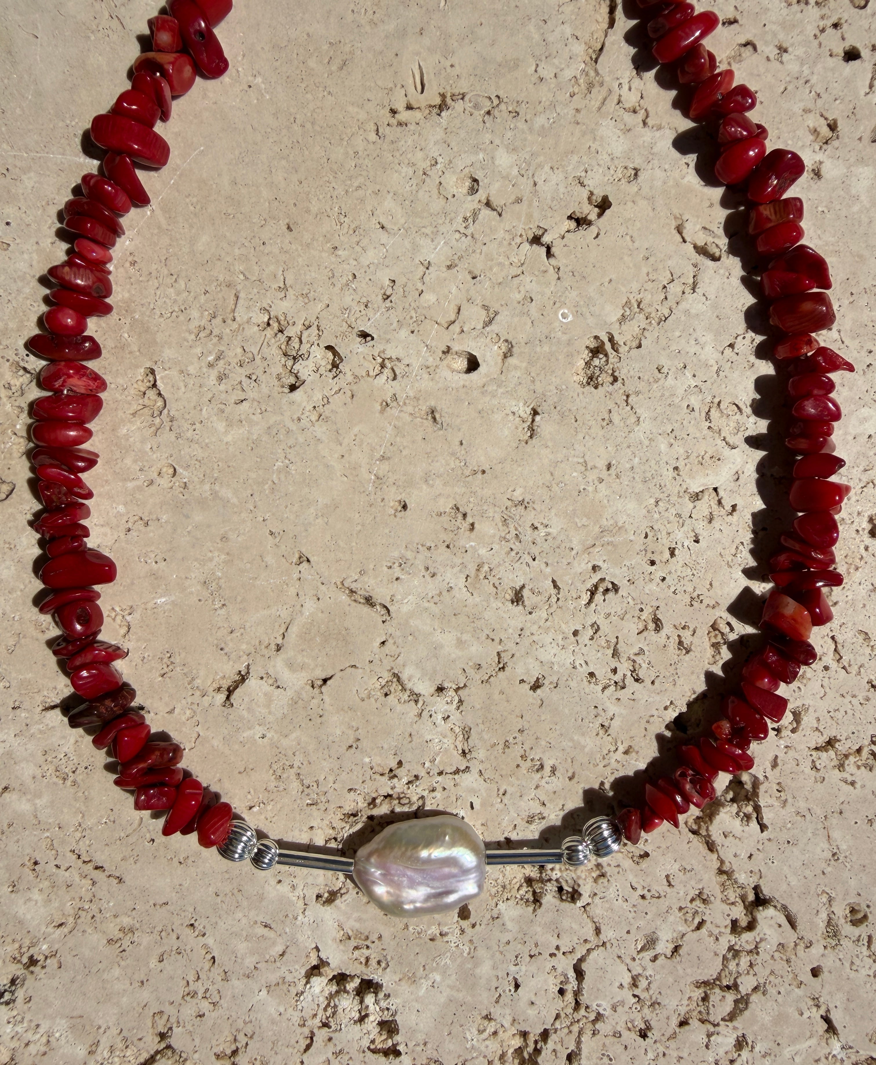 Collier Solacy rouge
