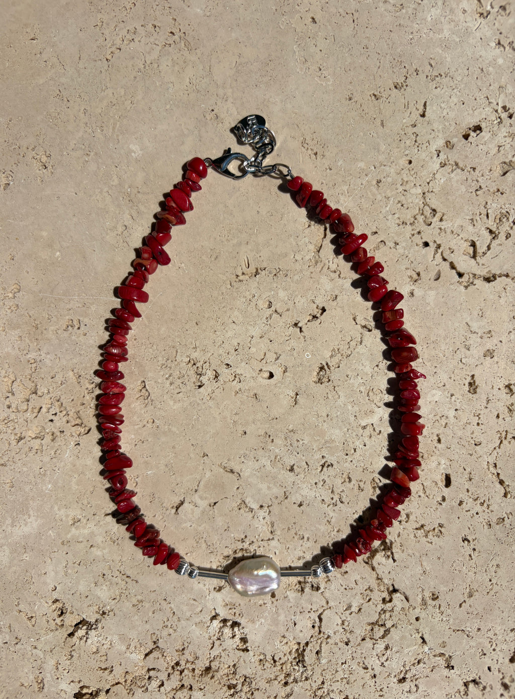 Collier Solacy rouge