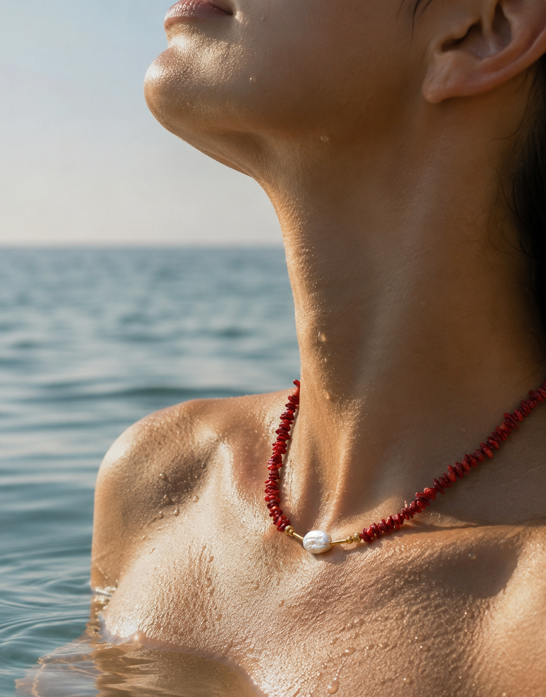 Collier Solacy rouge