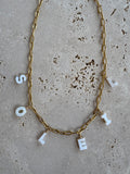 Collier message "Soleil"