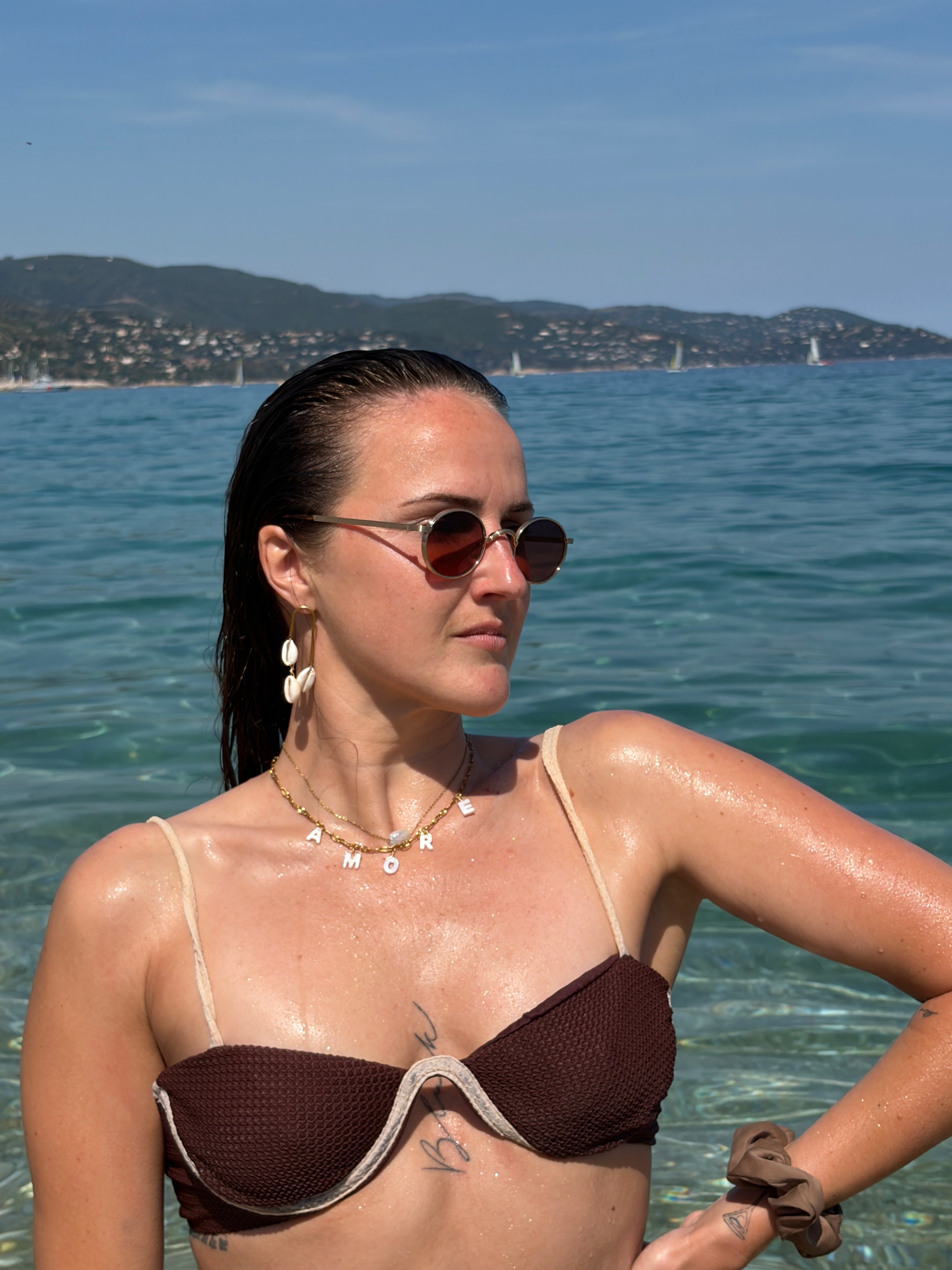 Collier message "Amore"
