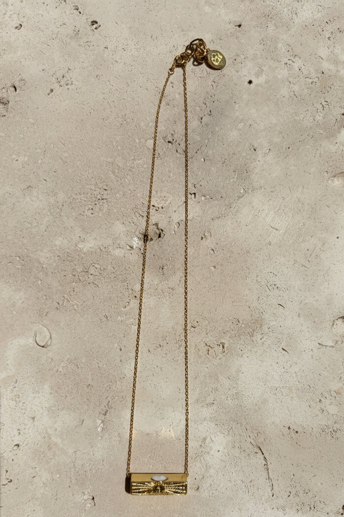 Collier Mantra nacré