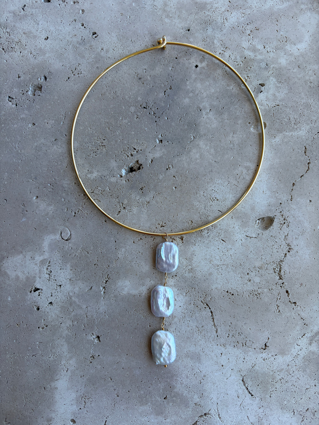 Collier jonc Pearl