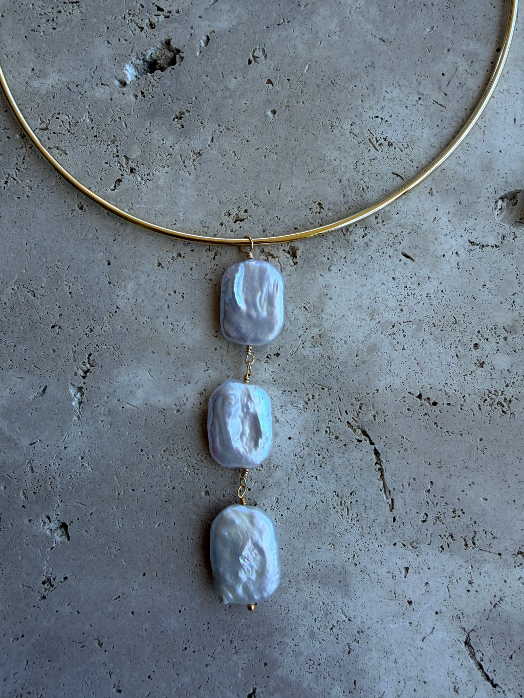 Collier jonc Pearl