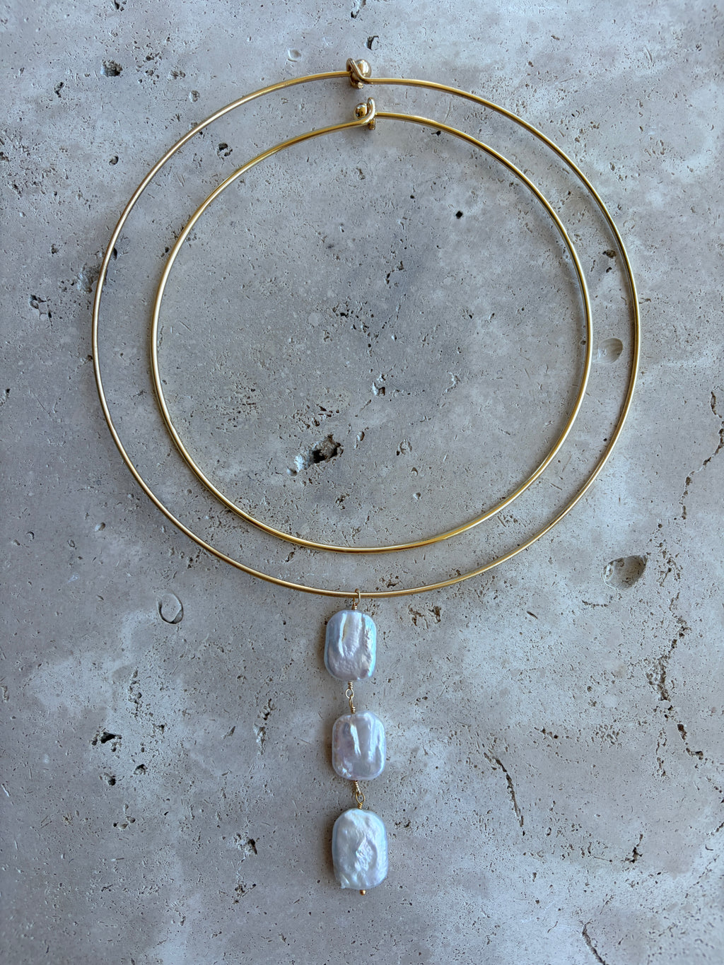 Collier jonc Pearl