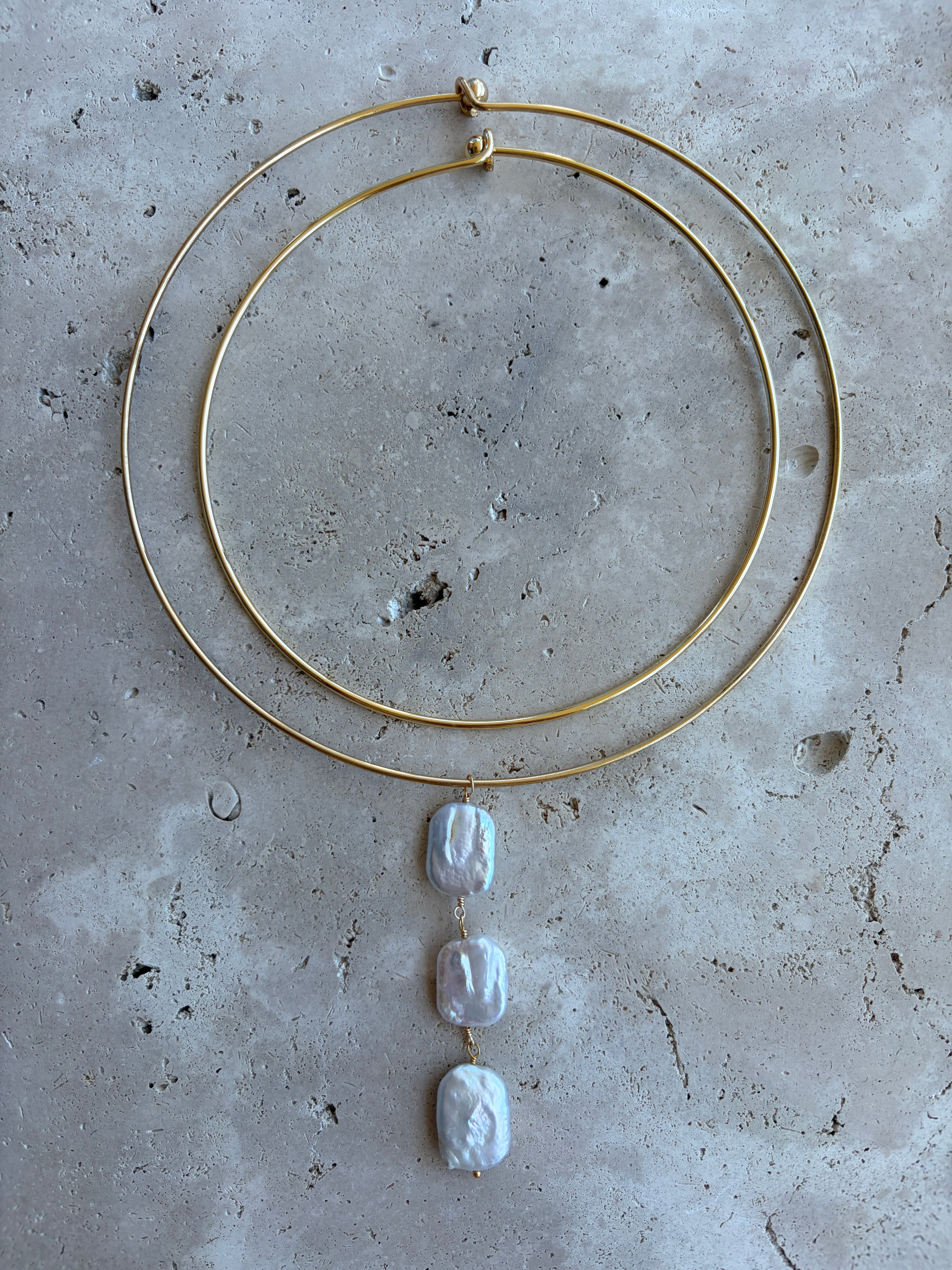 Collier jonc Pearl