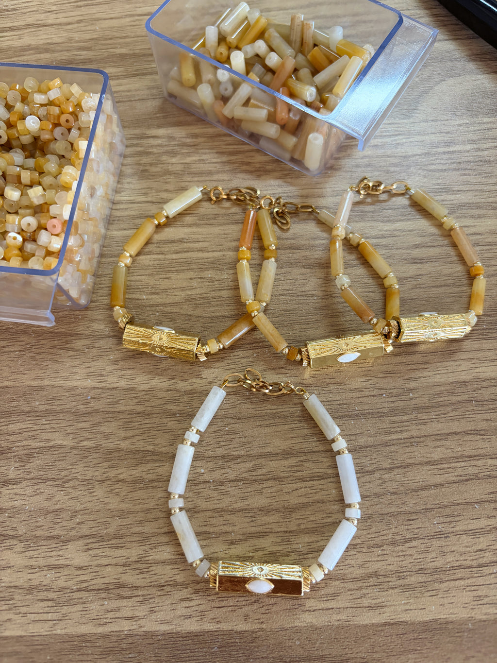 Bracelet Mantra nacré