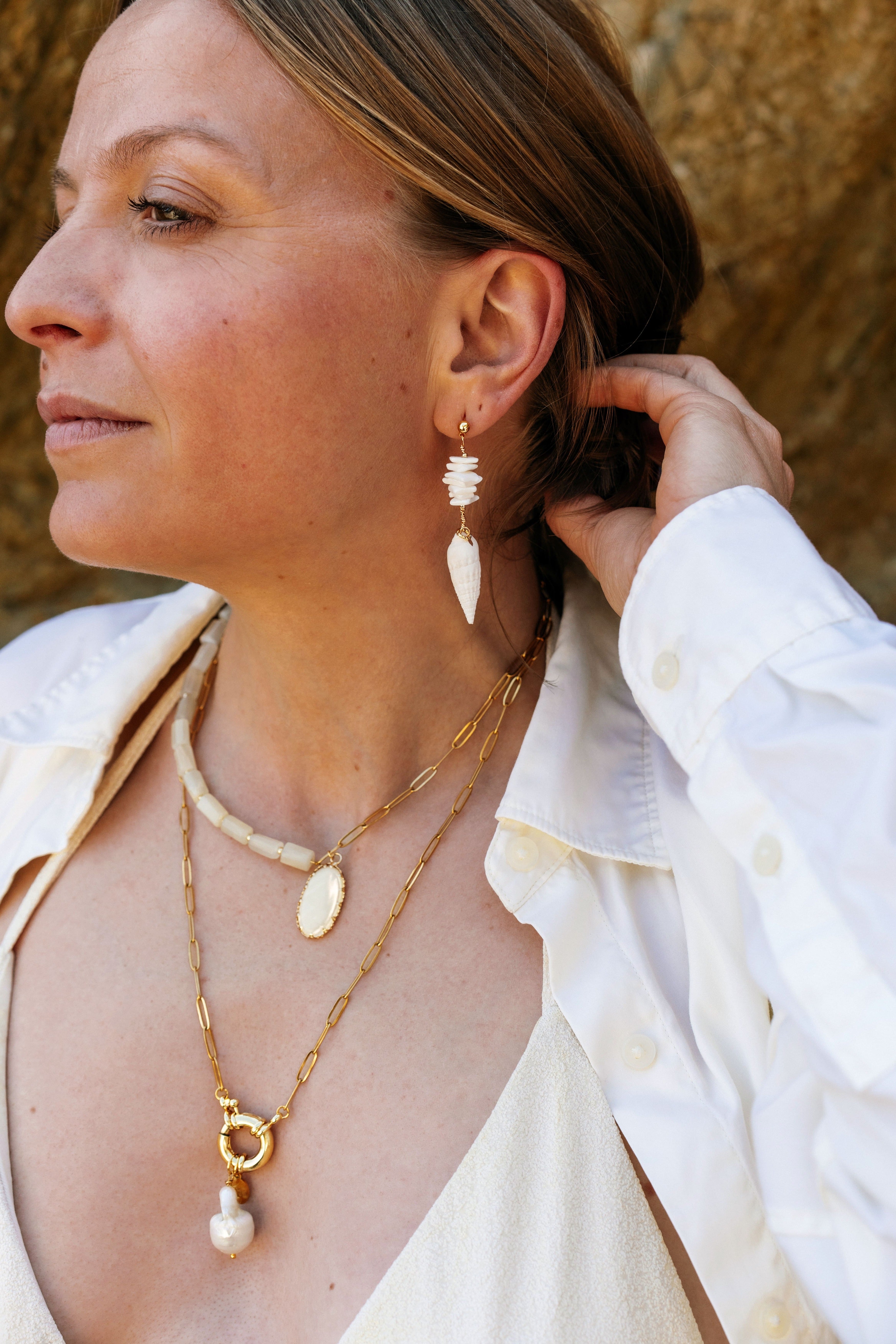 Boucle d'oreille Cala