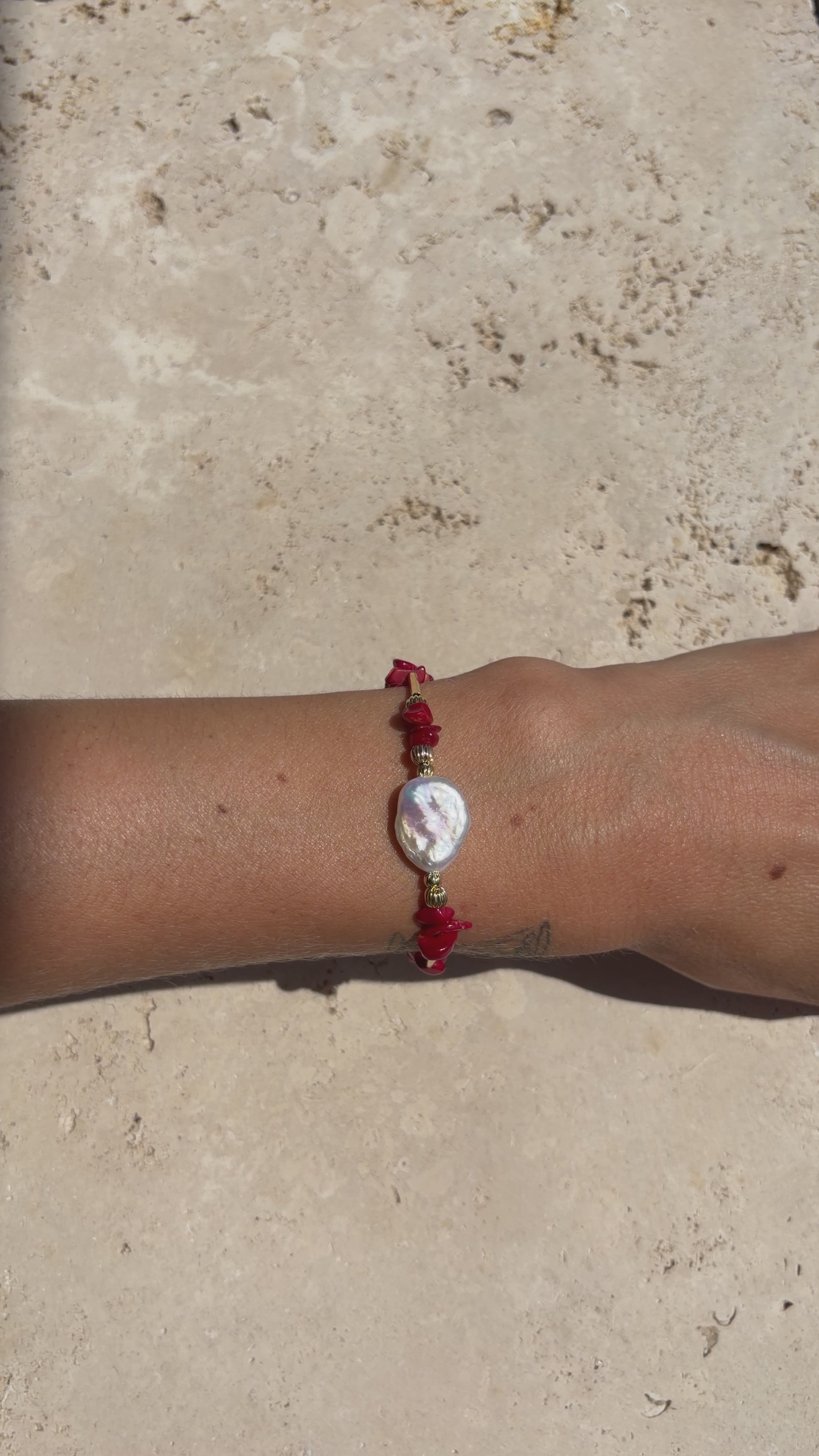 Bracelet Solacy rouge