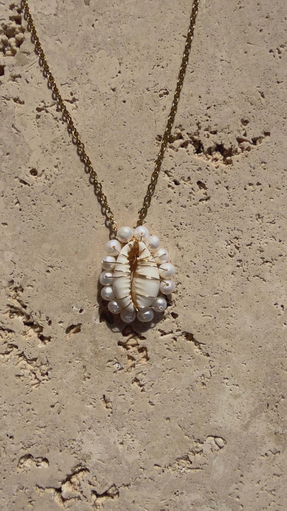 Collier Sand nacré