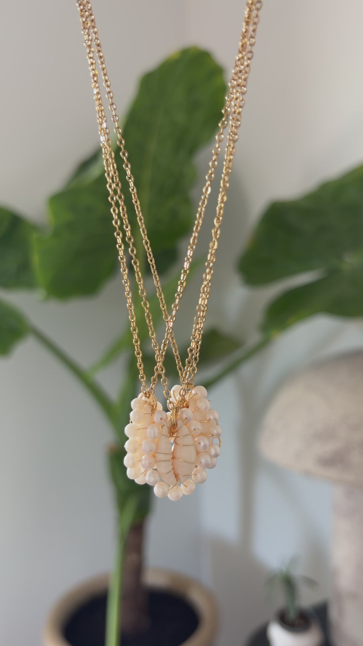 Collier Sand nacré